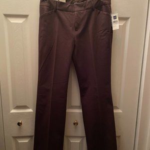 Gap Women’s Brown Modern Fit Flare Leg Pants Size 8L – New with Tags
